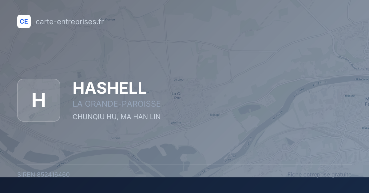 HASHELL — 852416460 — fiche entreprise