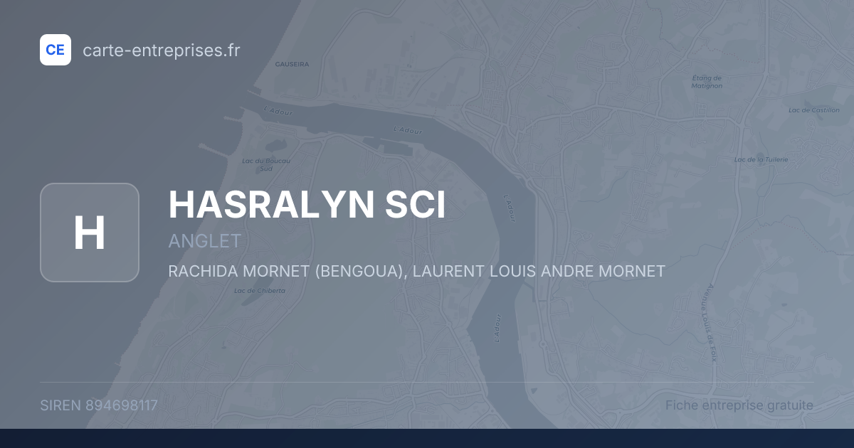 HASRALYN SCI — 894698117 — fiche entreprise