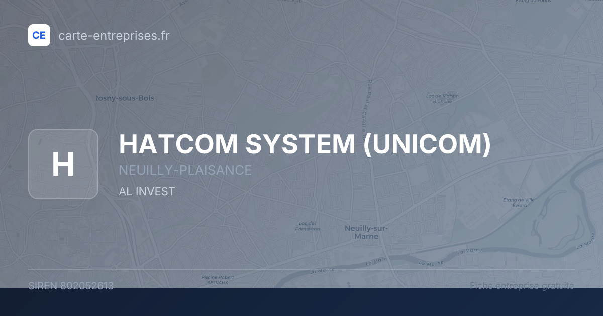HATCOM SYSTEM (UNICOM) — 802052613 — fiche entreprise