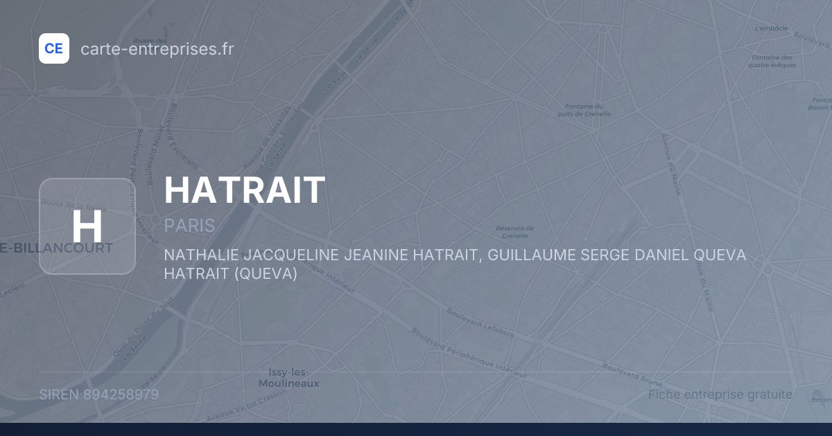 HATRAIT — 894258979 — fiche entreprise