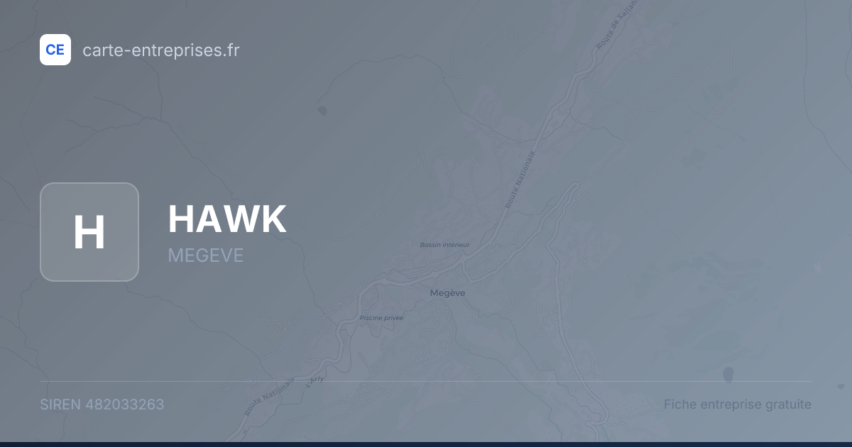 HAWK — 482033263 — fiche entreprise