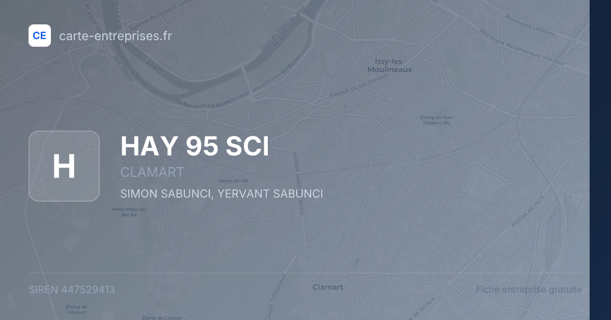 HAY 95 SCI — 447529413 — fiche entreprise