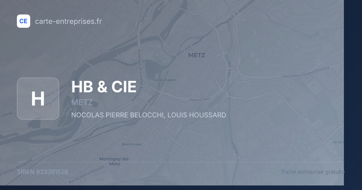 HB & CIE — 933391526 — fiche entreprise