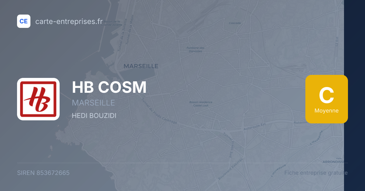 HB COSM — 853672665 — fiche entreprise