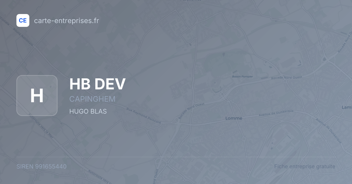 HB DEV — 991655440 — fiche entreprise