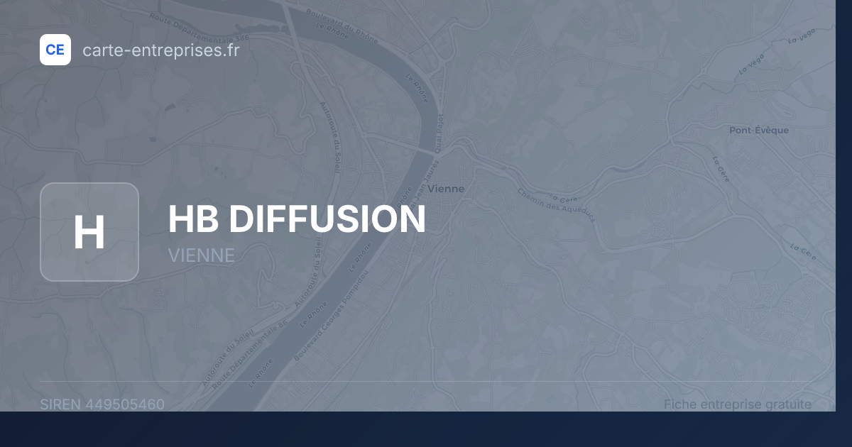 HB DIFFUSION — 449505460 — fiche entreprise