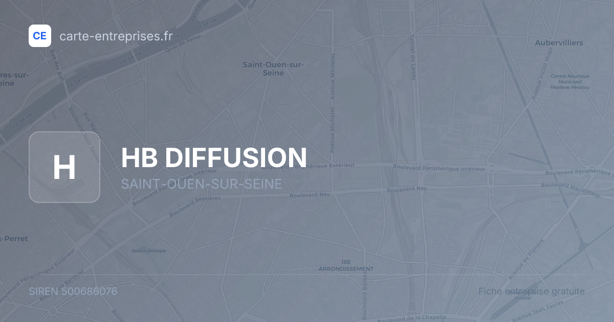 HB DIFFUSION — 500686076 — fiche entreprise