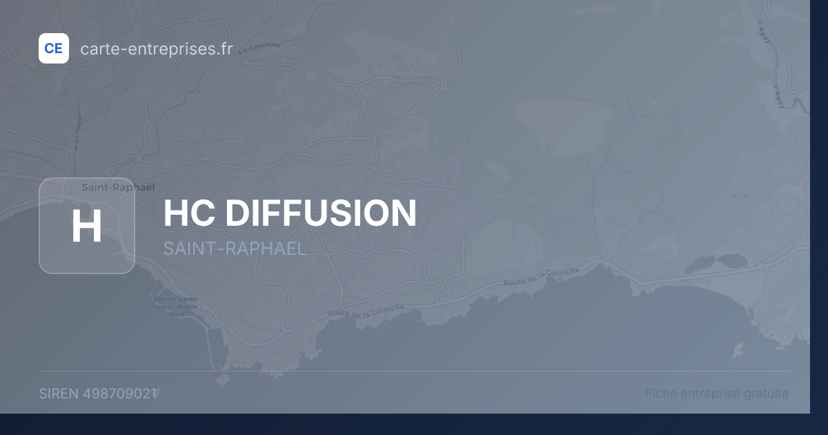 HC DIFFUSION — 498709021 — fiche entreprise