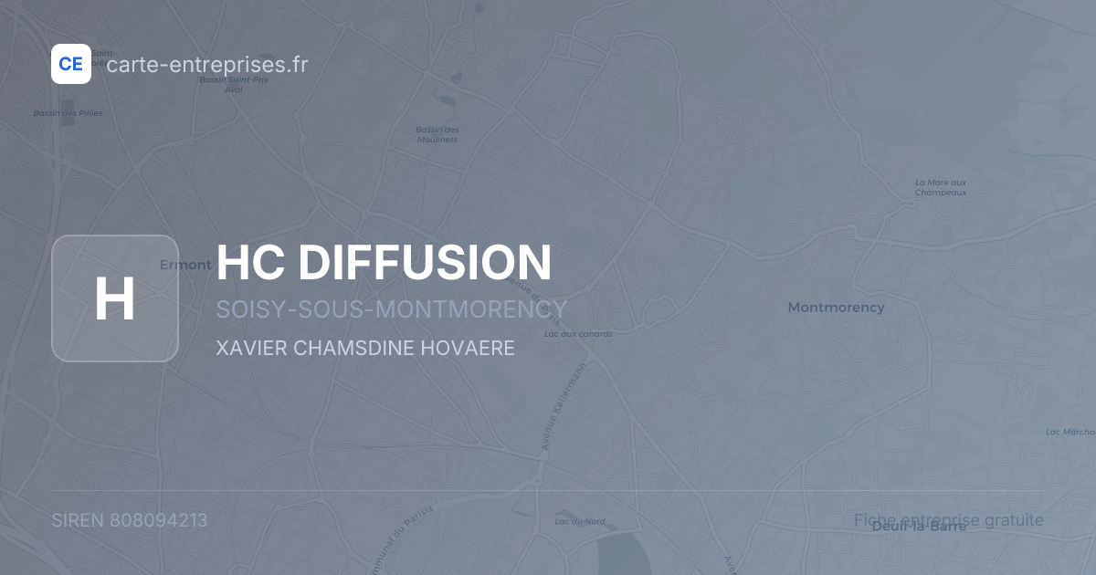 HC DIFFUSION — 808094213 — fiche entreprise