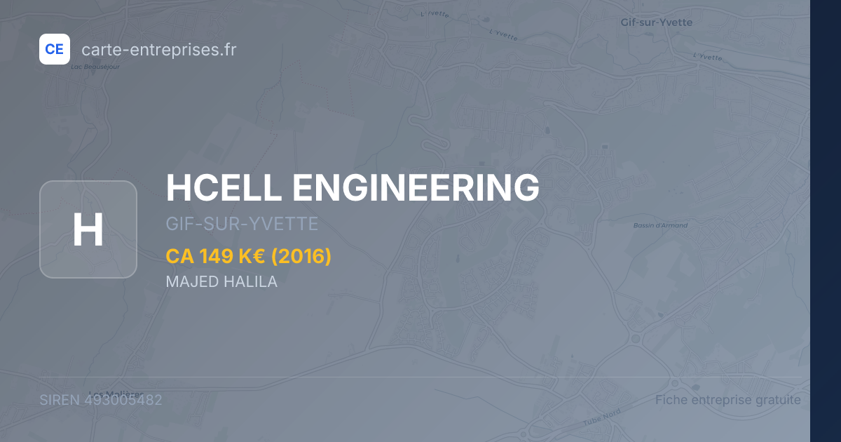 HCELL ENGINEERING — 493005482 — fiche entreprise
