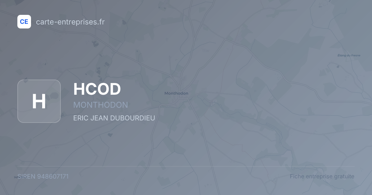 HCOD — 948607171 — fiche entreprise