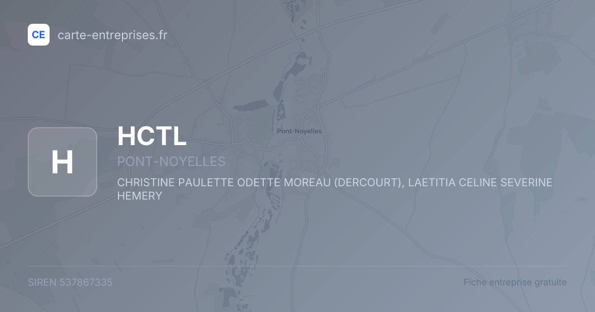HCTL — 537867335 — fiche entreprise