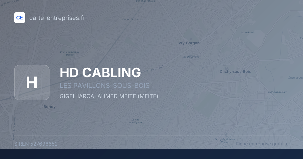 HD CABLING — 527696652 — fiche entreprise