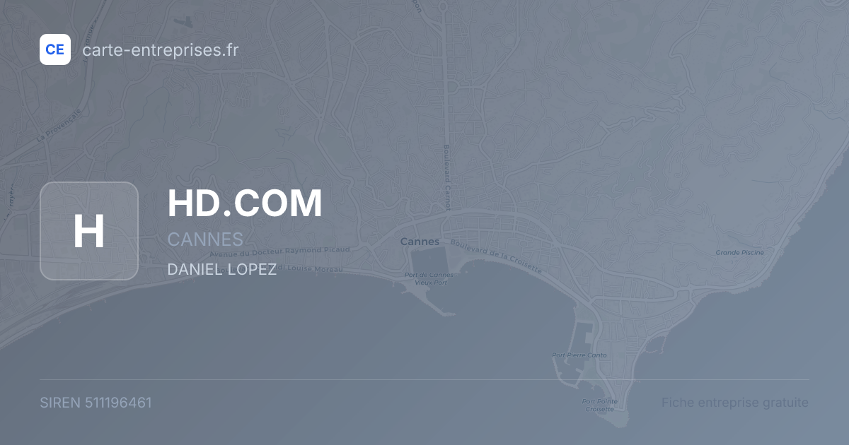 HD.COM — 511196461 — fiche entreprise