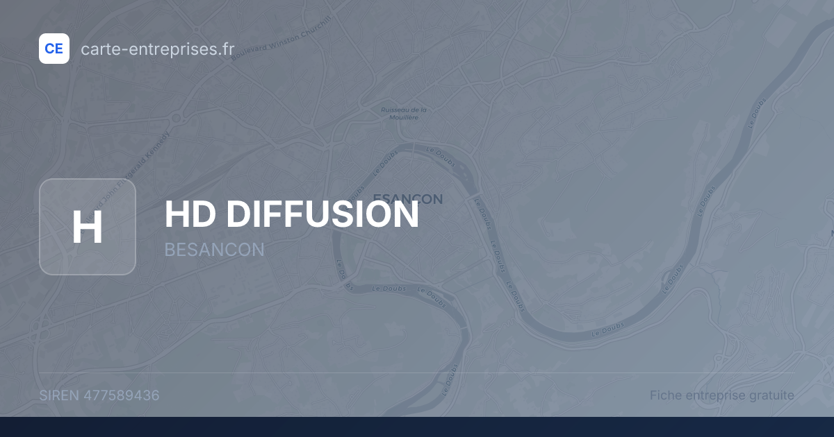 HD DIFFUSION — 477589436 — fiche entreprise
