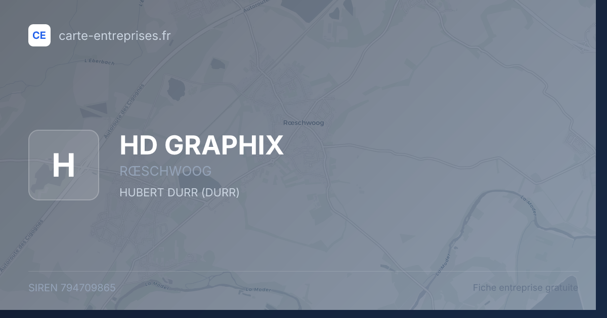 HD GRAPHIX — 794709865 — fiche entreprise