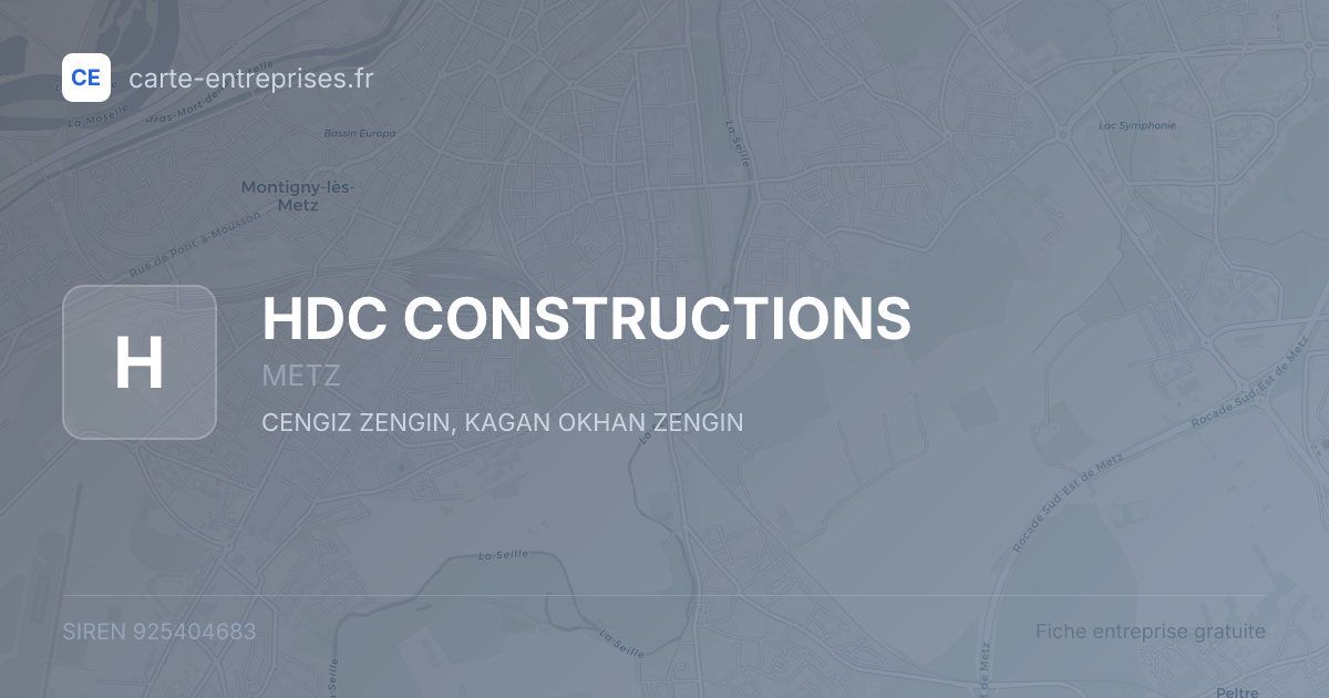 HDC CONSTRUCTIONS — 925404683 — fiche entreprise