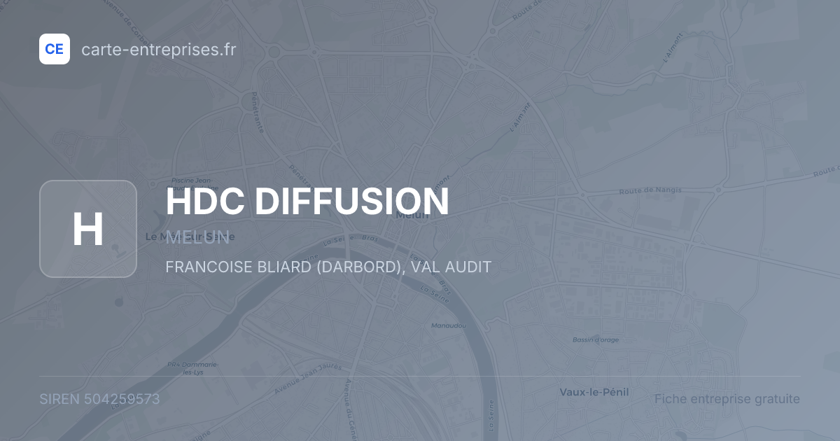 HDC DIFFUSION — 504259573 — fiche entreprise