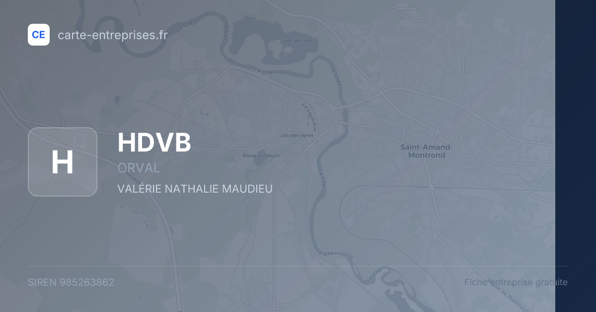 HDVB — 985263862 — fiche entreprise