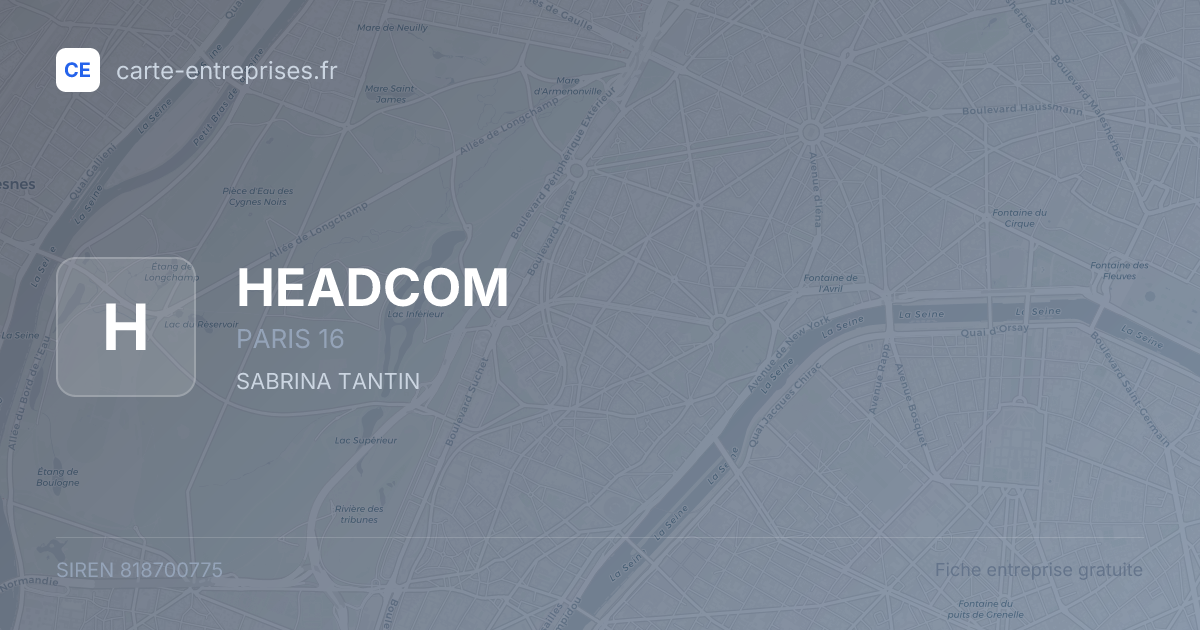 HEADCOM — 818700775 — fiche entreprise