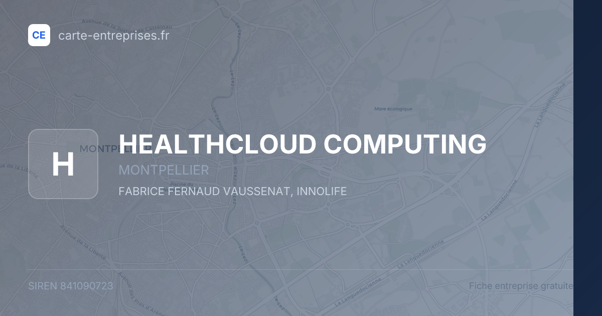 HEALTHCLOUD COMPUTING — 841090723 — fiche entreprise