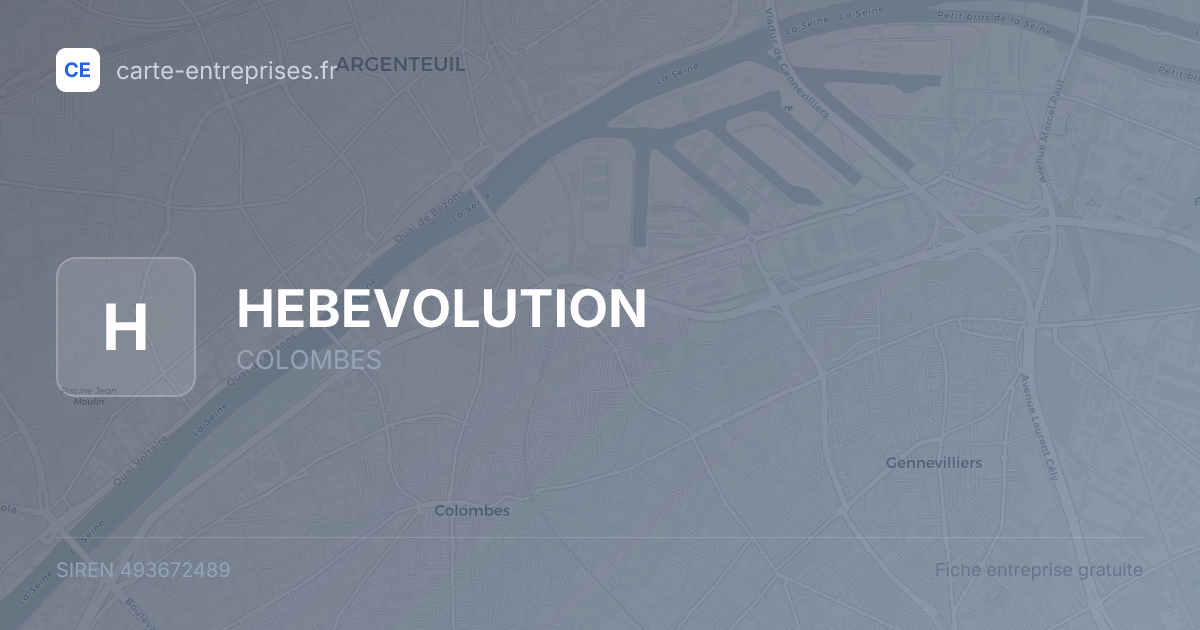 HEBEVOLUTION — 493672489 — fiche entreprise