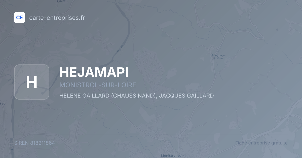 HEJAMAPI — 818211864 — fiche entreprise