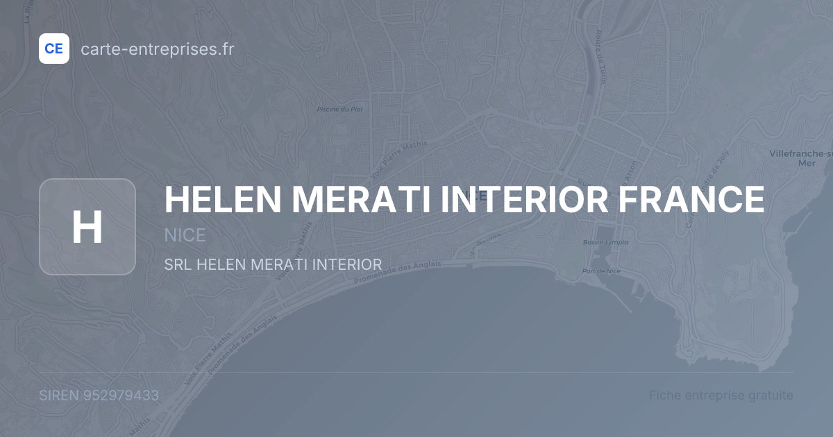 HELEN MERATI INTERIOR FRANCE — 952979433 — fiche entreprise