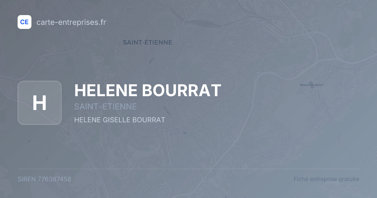 HELENE BOURRAT — 776387458 — fiche entreprise