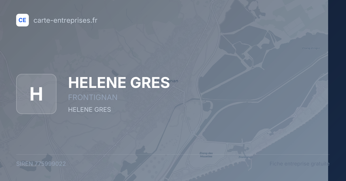 HELENE GRES — 775999022 — fiche entreprise