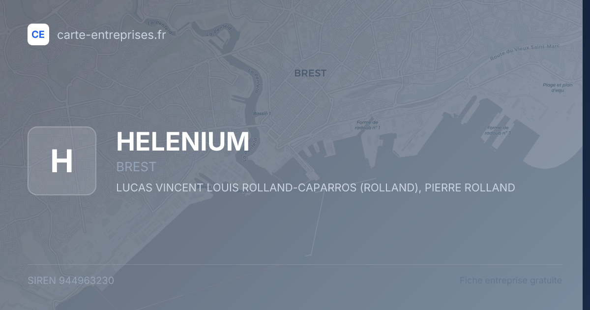 HELENIUM — 944963230 — fiche entreprise