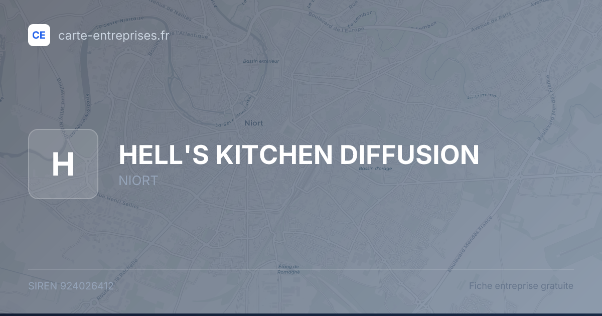 HELL'S KITCHEN DIFFUSION — 924026412 — fiche entreprise