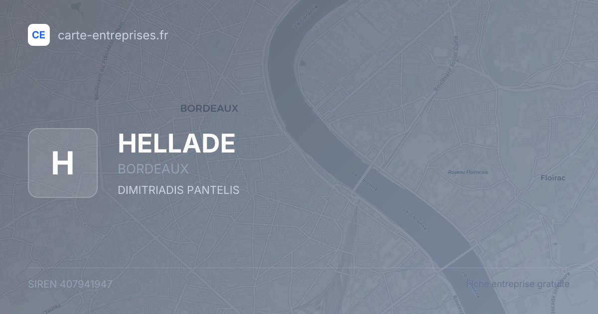 HELLADE — 407941947 — fiche entreprise