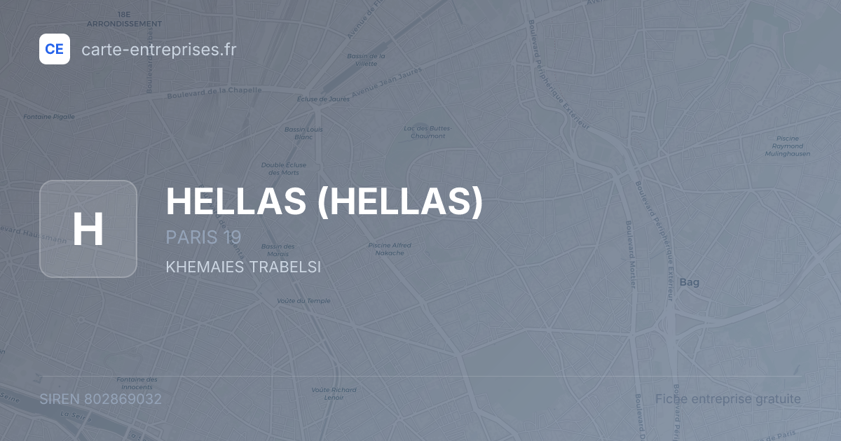 HELLAS — 802869032 — fiche entreprise