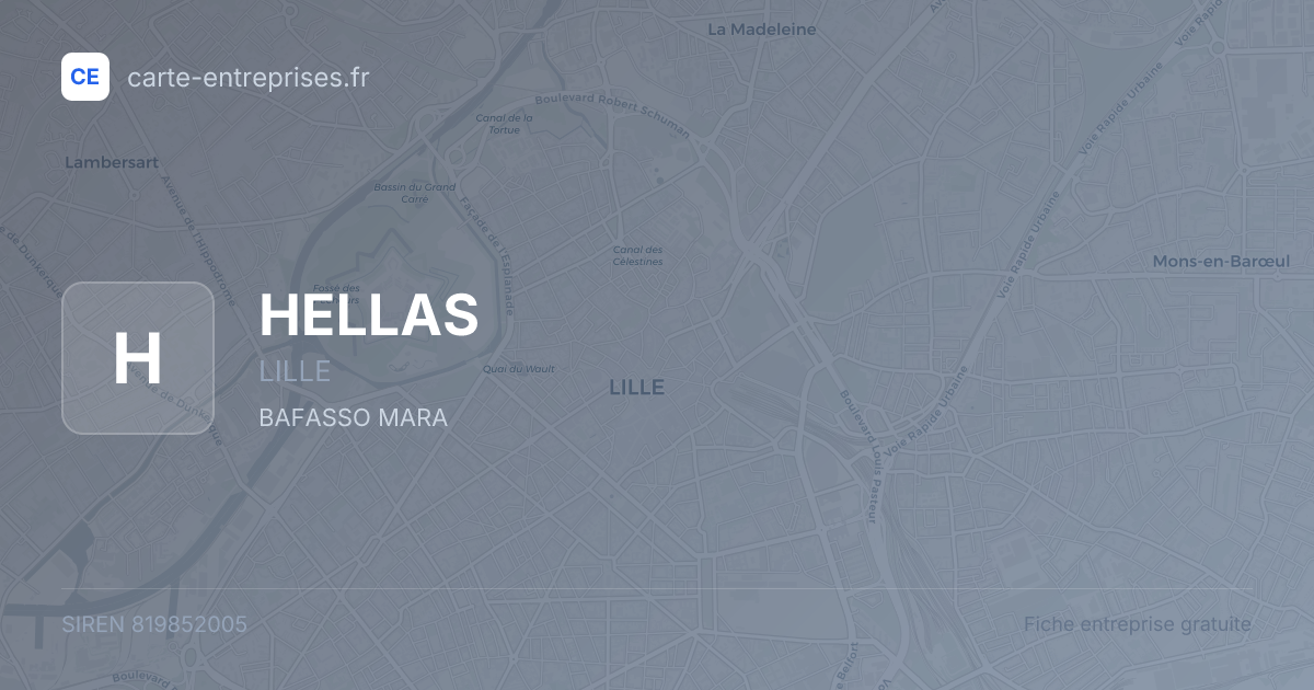 HELLAS — 819852005 — fiche entreprise