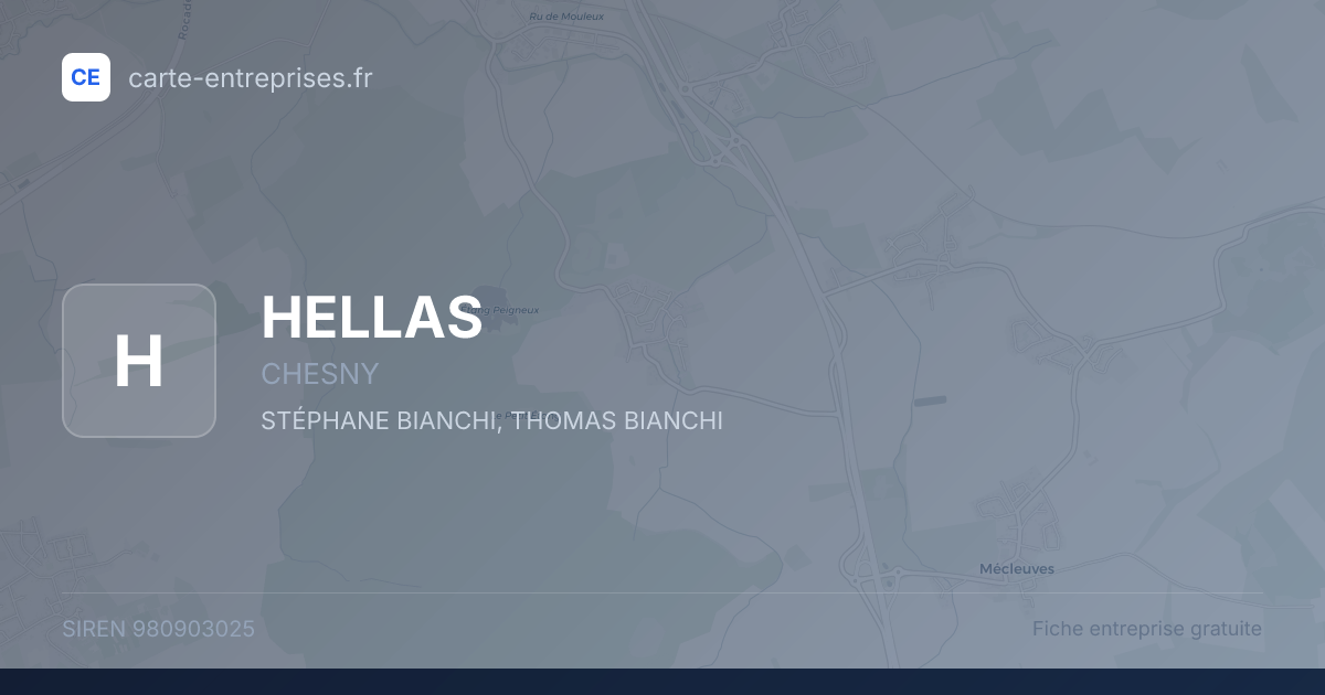 HELLAS — 980903025 — fiche entreprise
