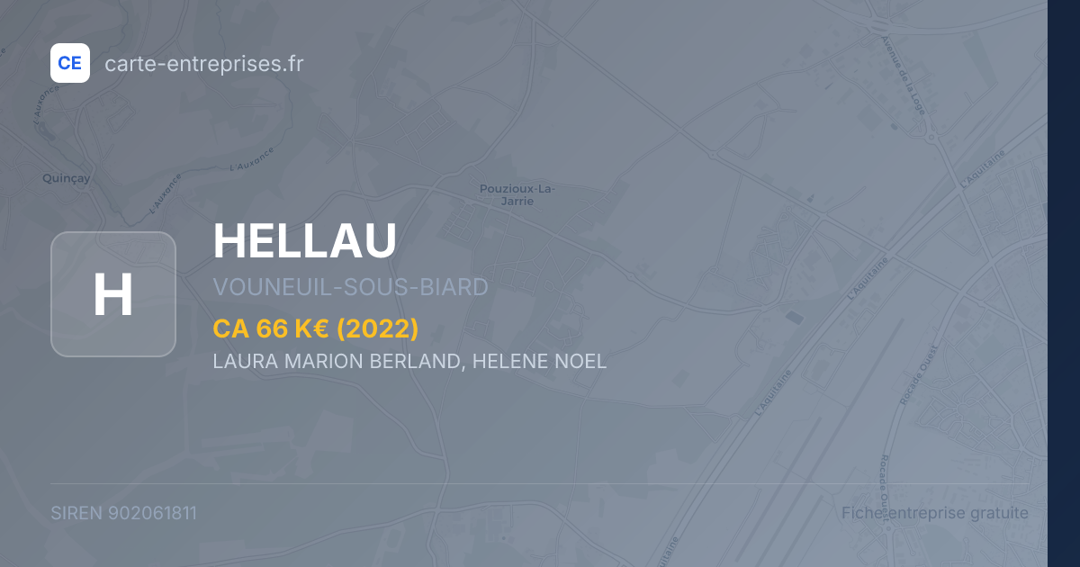 HELLAU — 902061811 — fiche entreprise