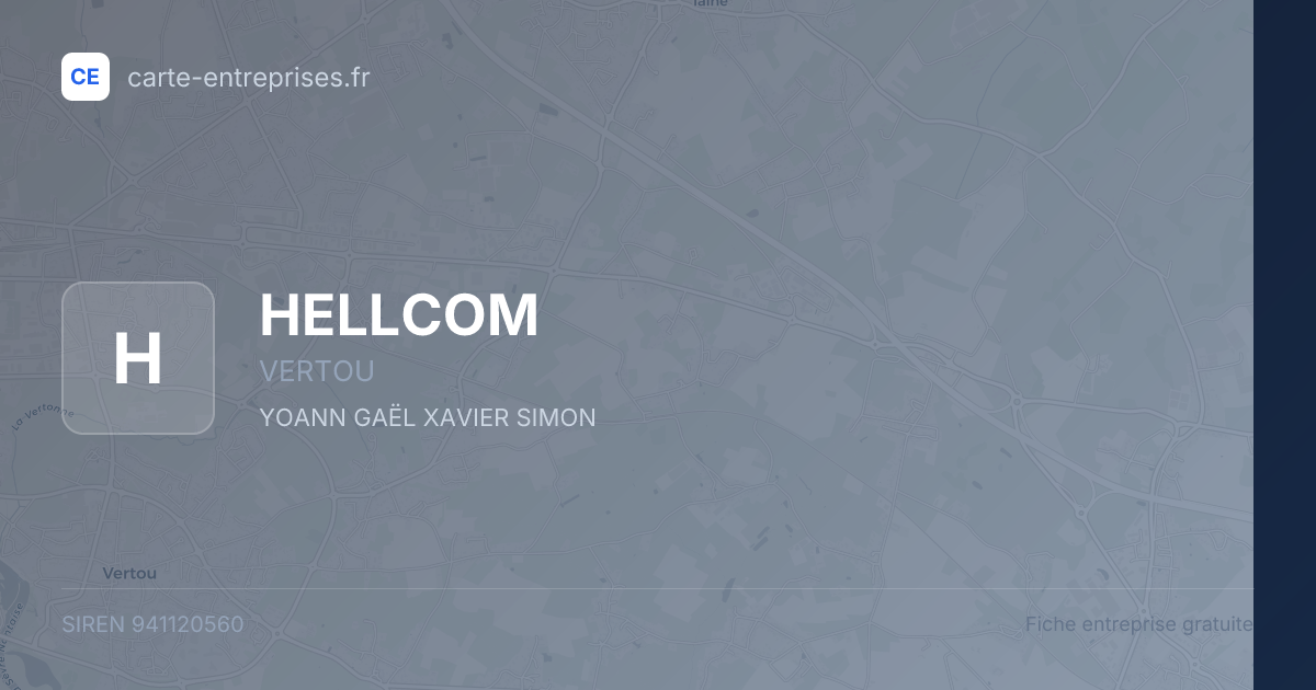 HELLCOM — 941120560 — fiche entreprise