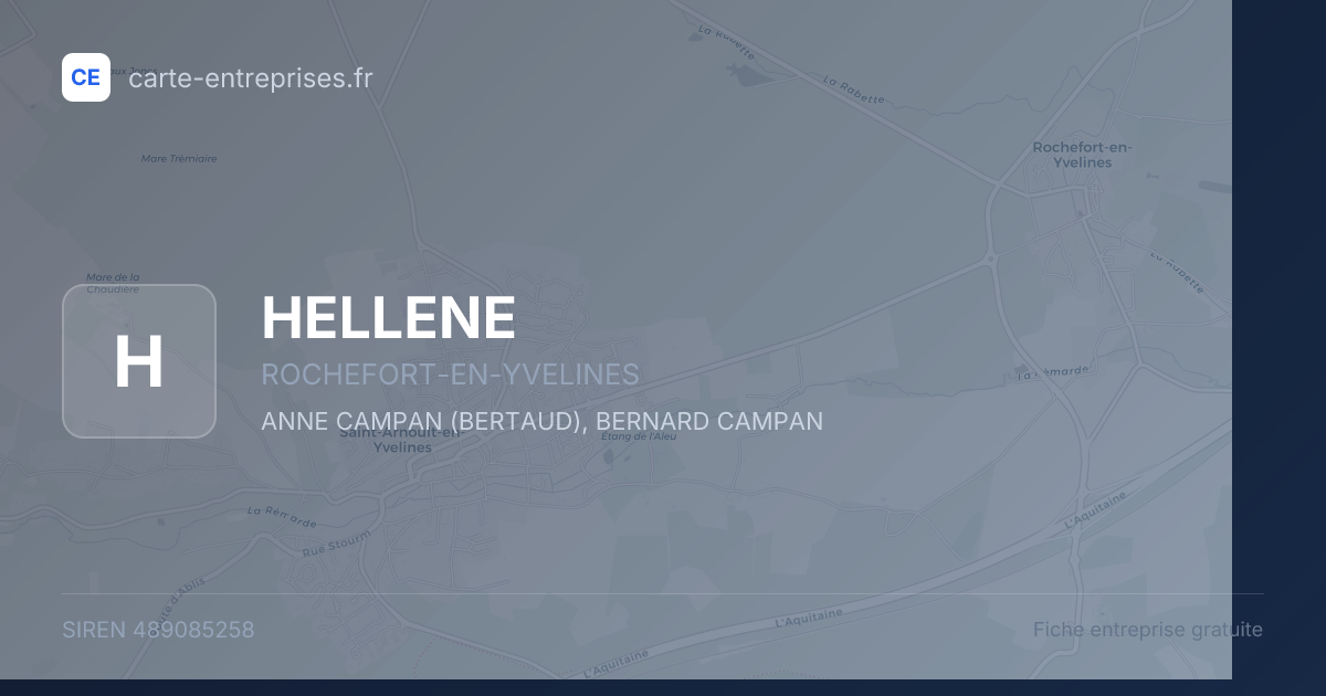 HELLENE — 489085258 — fiche entreprise