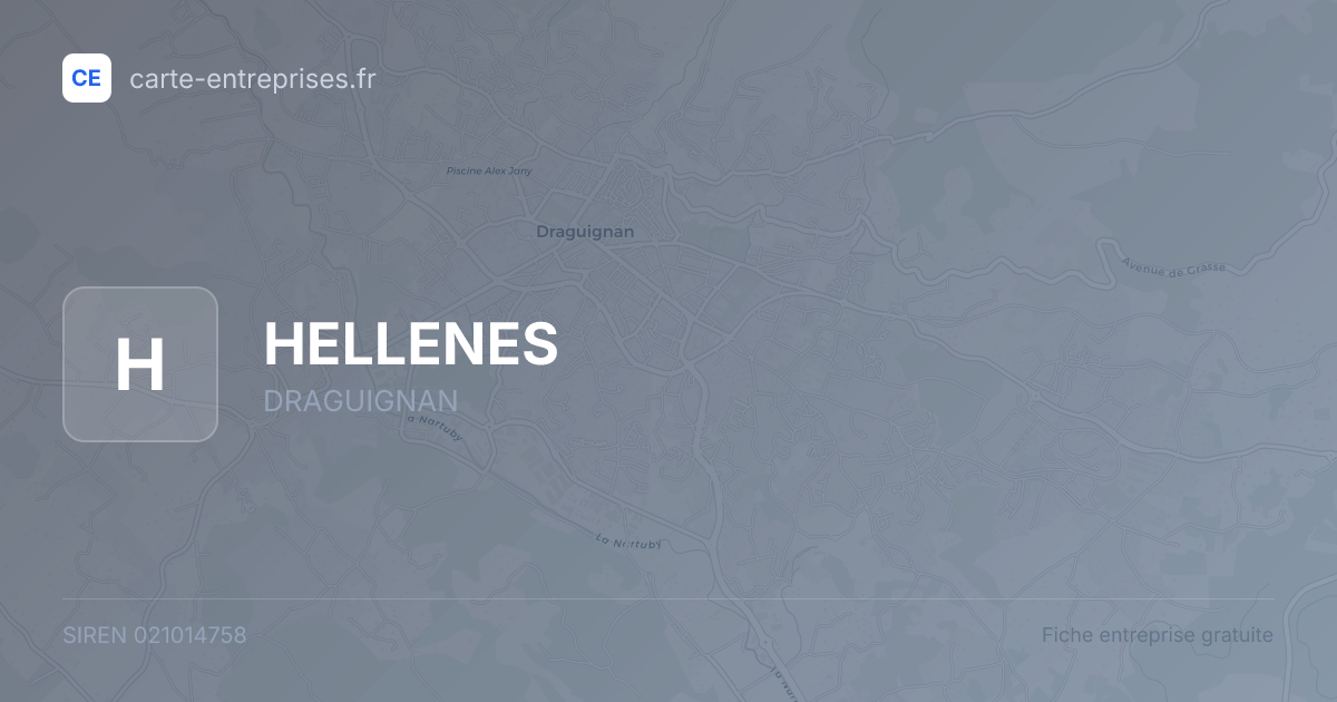 HELLENES — 021014758 — fiche entreprise
