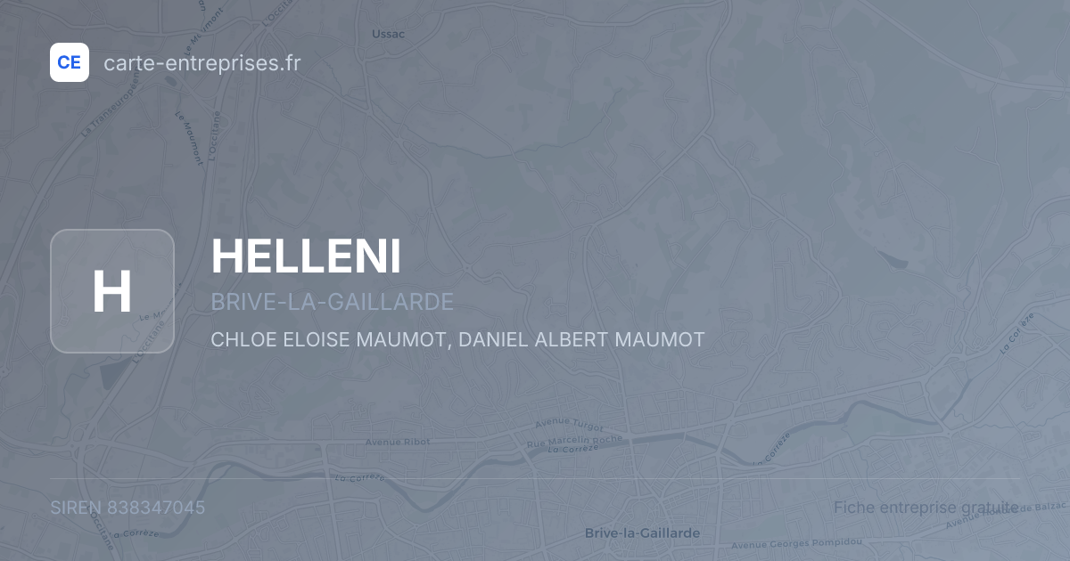 HELLENI — 838347045 — fiche entreprise