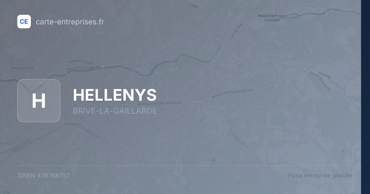HELLENYS — 478768757 — fiche entreprise