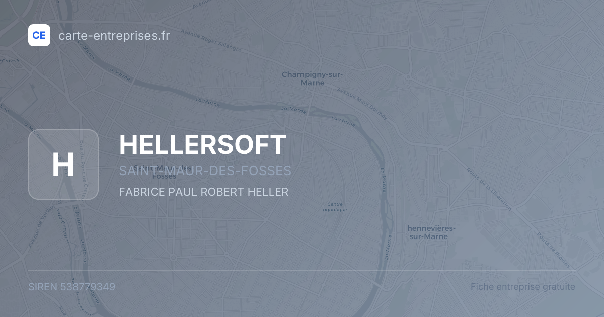 HELLERSOFT — 538779349 — fiche entreprise