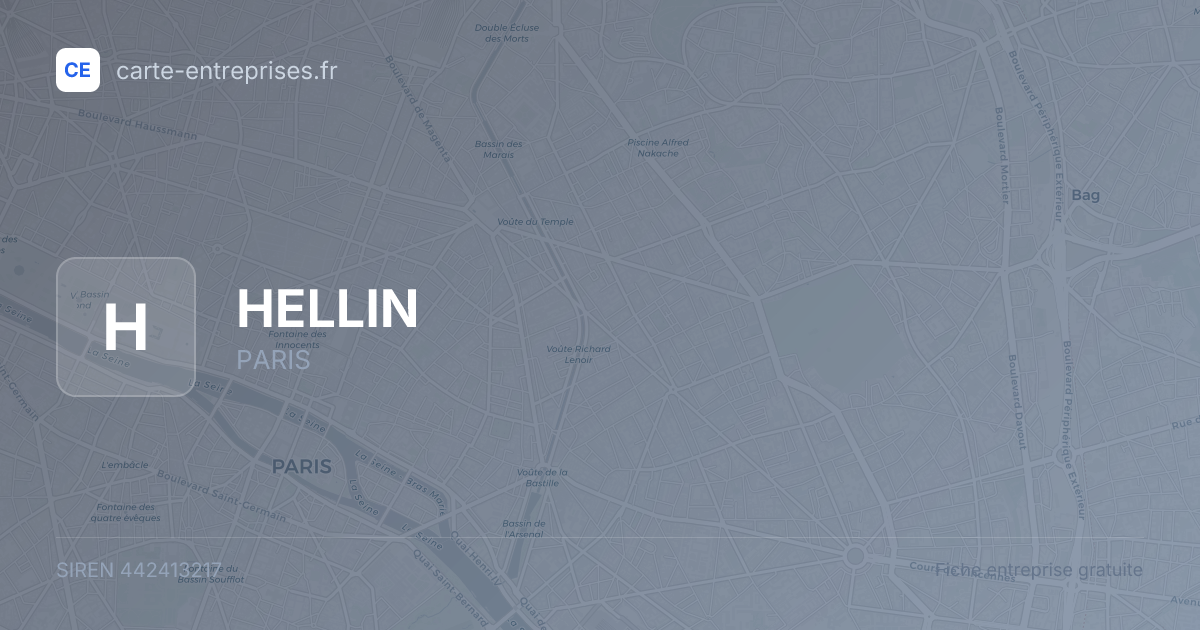 HELLIN — 442413217 — fiche entreprise