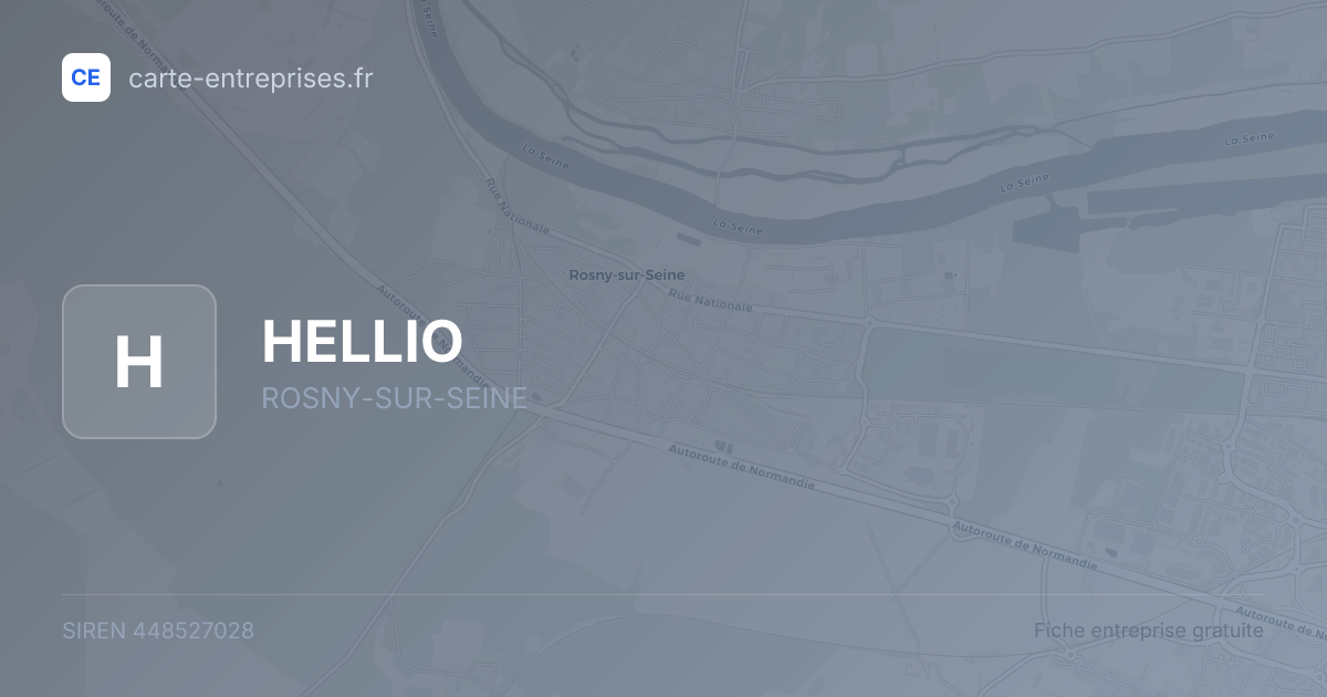 HELLIO — 448527028 — fiche entreprise