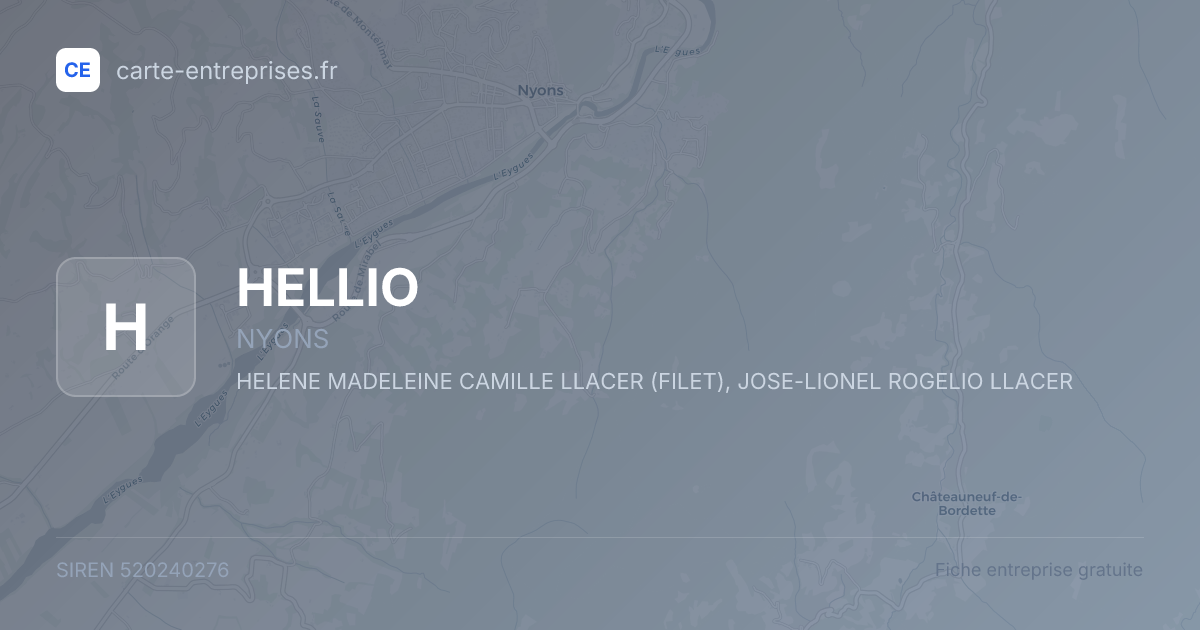 HELLIO — 520240276 — fiche entreprise