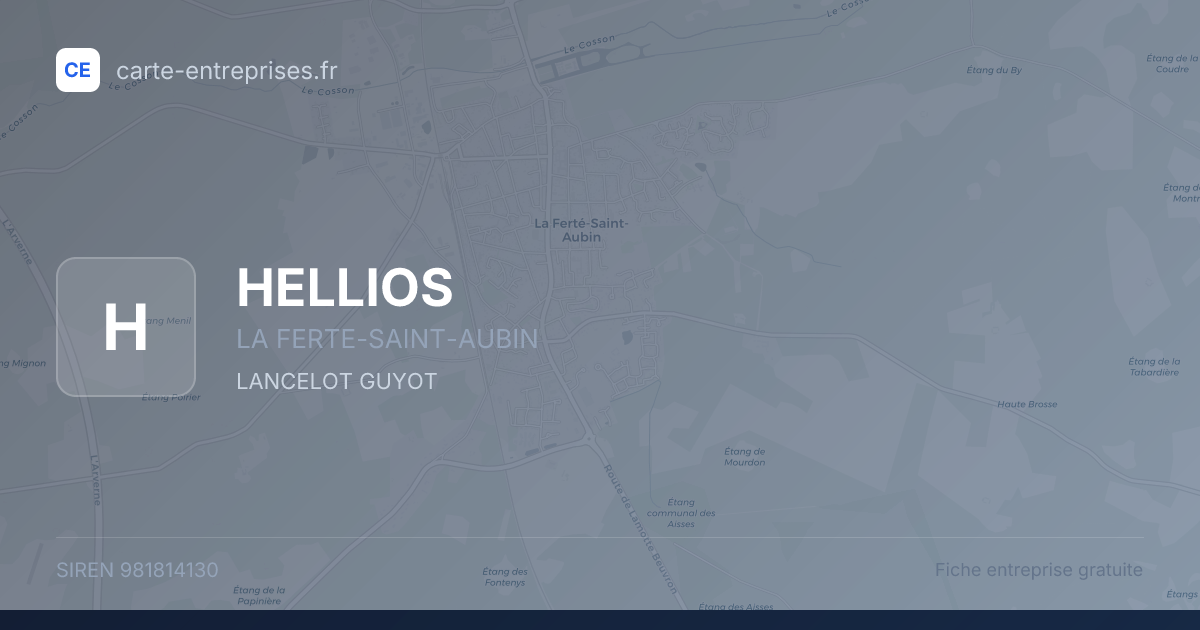 HELLIOS — 981814130 — fiche entreprise