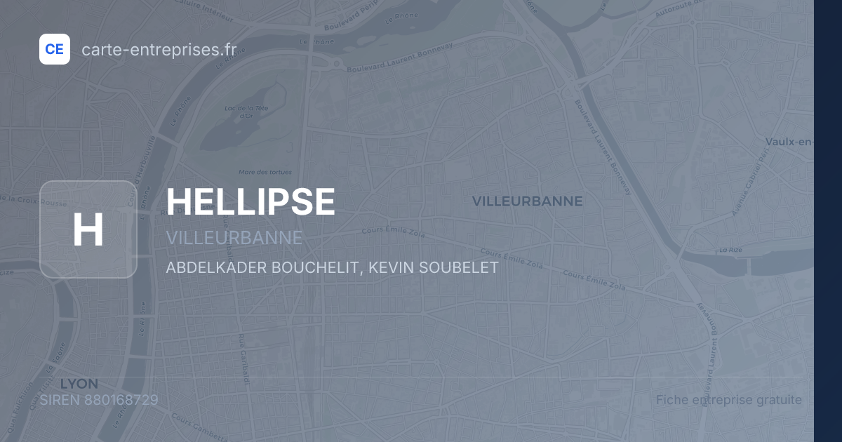 HELLIPSE — 880168729 — fiche entreprise