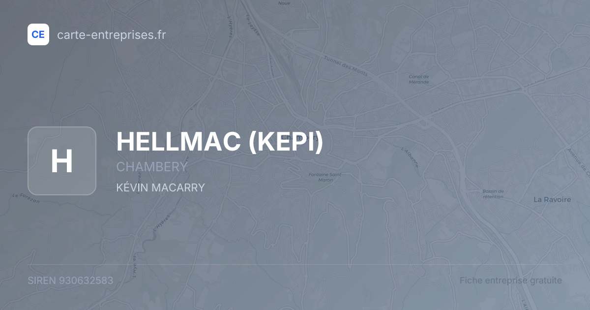 HELLMAC (KEPI) — 930632583 — fiche entreprise
