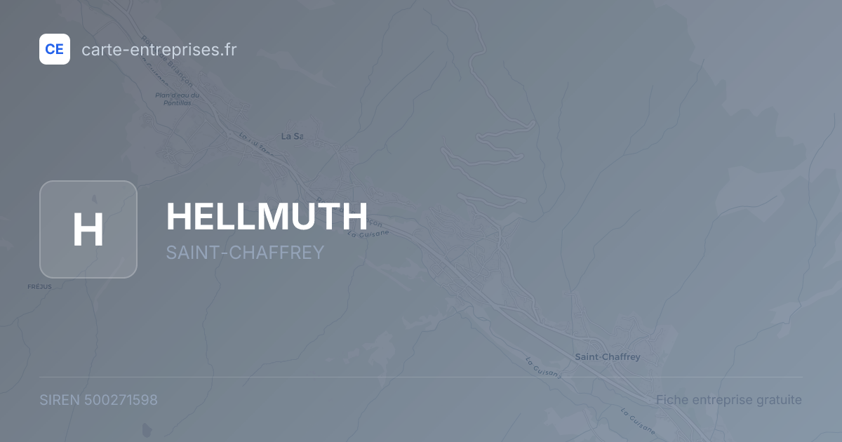 HELLMUTH — 500271598 — fiche entreprise
